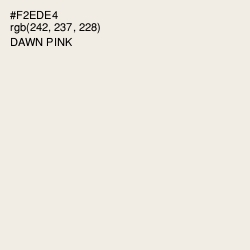 #F2EDE4 - Dawn Pink Color Image